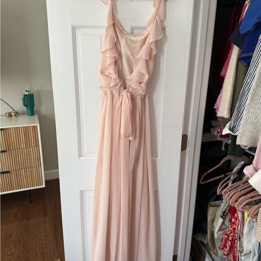 Ceremony by Joanna August Blush Backless Dress